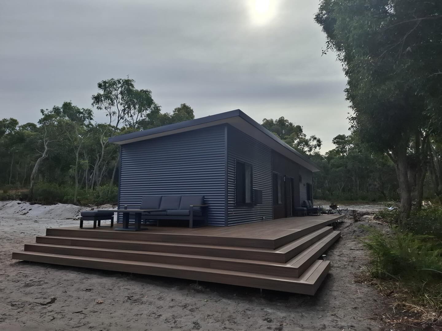 A multi-level deck and outdoor-living area completed by VRC Carpentry for a South West home.